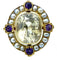 Bague Bague 19ème or saphir jaune, améthystes et perles fines 58 Facettes