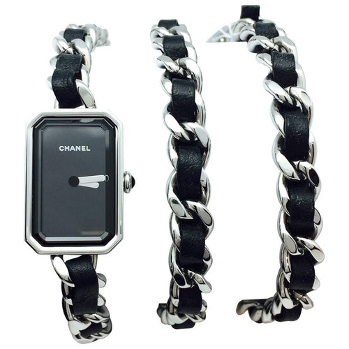 Montre Montre Chanel "Première Rock" acier et cuir. 58 Facettes 31651