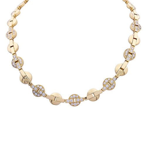 Collier Collier Cartier "Himalia" or jaune, diamants. 58 Facettes 33567