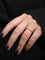 Bague 54 Demi-Alliance américaine en or jaune et diamants 58 Facettes J74