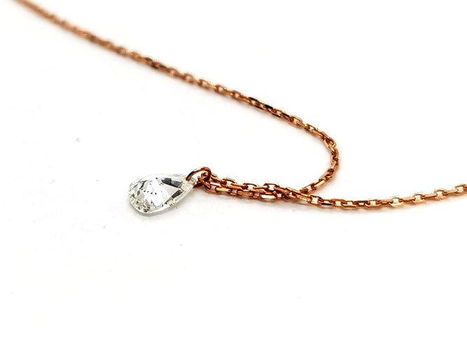 Collier La brune et la blonde Collier 360° Or rose Diamant 58 Facettes 1280075CN