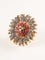 Broche Broche en or jaune, saphirs, rubis et diamants 58 Facettes