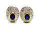 Boucles d'oreilles Boucles d'oreilles Or blanc Saphir 58 Facettes 1553011CN