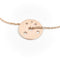 Bracelet Ginette NY Bracelet Milky Way Mini Disc Or rose 58 Facettes 2203302CN