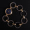Bracelet Montre bracelet signée Alexis Barthelay or jaune et saphirs "Nuit Etoilée" 58 Facettes 302