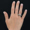 Bague 51 Alliance diamants entrelacée 58 Facettes 22-291