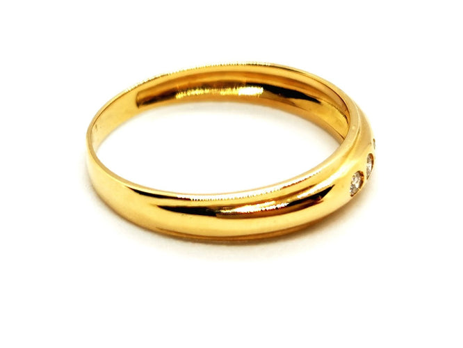 Bague 51 Bague Alliance Or jaune Diamant 58 Facettes 1292146CN