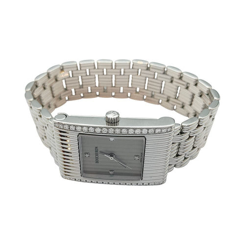 Montre Montre Boucheron, "Reflet", acier et diamants. 58 Facettes 31819