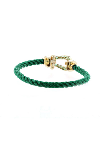 Bracelet Bracelet FRED Force 10 GM en Or Jaune 750/1000 58 Facettes 61259-57133