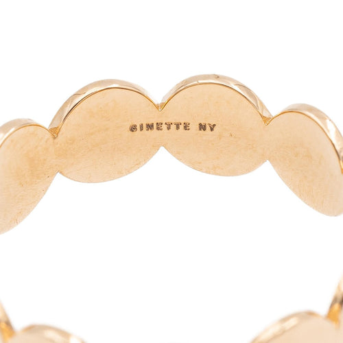 Bague 51 Ginette NY Bague Alliance Mini Ever Eternity Band Or rose 58 Facettes 2519513CN