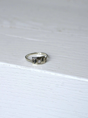 Bague Bague bandeau Art Déco diamant 58 Facettes