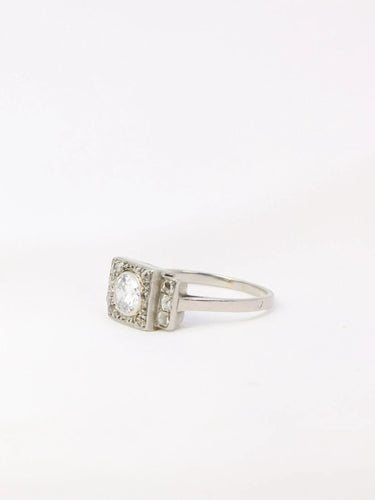 Bague Bague Art Déco à gradins diamants 58 Facettes J18