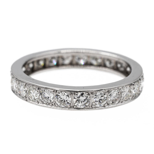 Bague 47 Bague Alliance Or blanc Diamant 58 Facettes 2746541CN