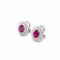 Boucles d'oreilles Boucles d'oreilles Rubis Diamants 58 Facettes