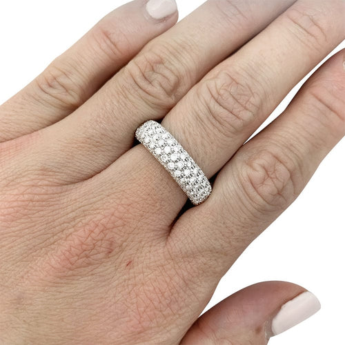 Bague 53 Bague Pomellato or blanc, pavage diamants. 58 Facettes 30963