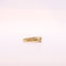 Bague Solitaire diamants en pavage sur or jaune et blanc 58 Facettes