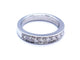 Bague 53 Bague Alliance Or blanc Diamant 58 Facettes 578771RV