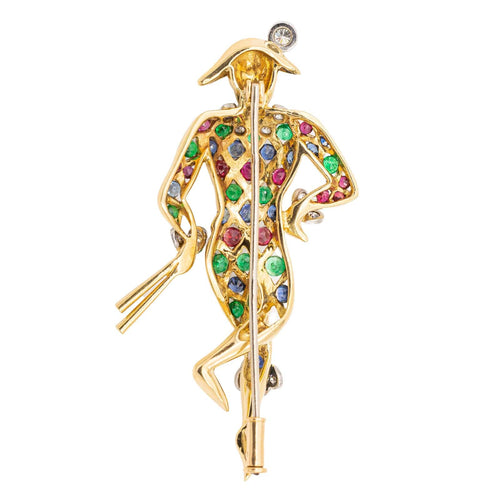 Broche Broche Or jaune Emeraude 58 Facettes 2303298CN