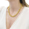 Collier Collier or jaune, maille marine. 58 Facettes 32842