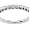 Bague 52 Bague Demi alliance Or blanc Diamant 58 Facettes 2513750CN