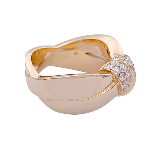 Bague 49 Bague Chaumet, "Liens Séduction", or rose et diamants. 58 Facettes 32253