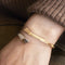 Bracelet Bracelet Jonc 2 Ors 58 Facettes BO/230083