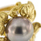 Bague 55 Bague perle de Tahiti et diamants 58 Facettes 34228