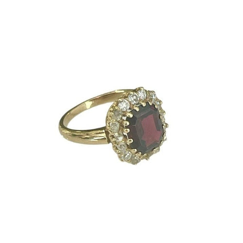 Bague 52 Bague Pompadour Grenat Diamants 58 Facettes 1147189