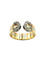 Bague 53 CARTIER. Collection Double C, bague 3 ors et diamants 58 Facettes