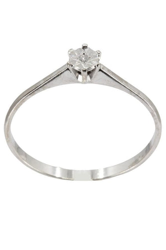 Bague 62 BAGUE SOLITAIRE DIAMANT 58 Facettes 042691