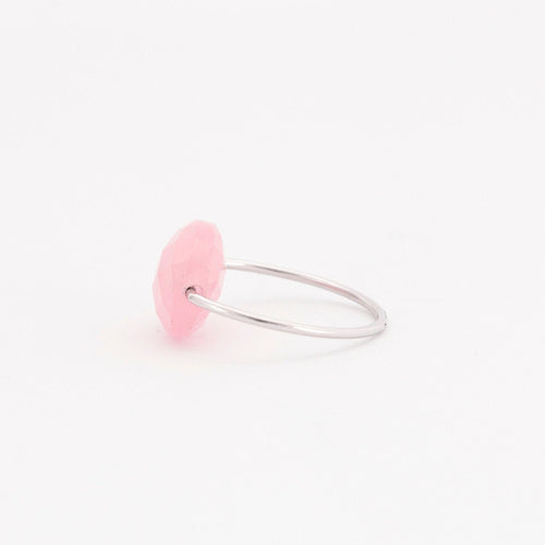 Bague 49 Bague Morganne Bello Cornaline rose 58 Facettes