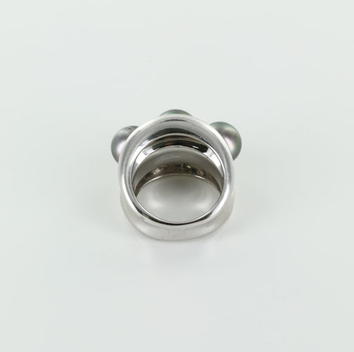 Bague Bague POIRAY "Fidji" perles de Tahiti 58 Facettes