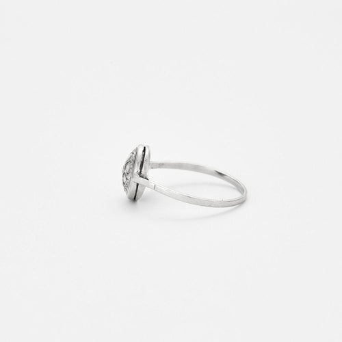 Bague 64 Bague Diamants motif rond 58 Facettes EL2-127