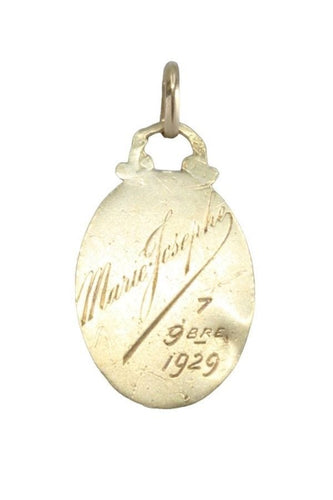 Pendentif MÉDAILLE VIERGE SIGNÉE P.BRANDT 58 Facettes 061621