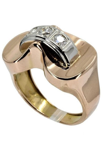 Bague 55 BAGUE TANK DIAMANTS 58 Facettes 035401