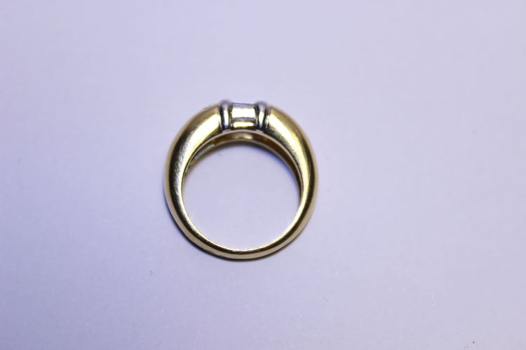 Bague 50 Bague bicolore Diamants 58 Facettes