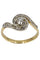 Bague 54 BAGUE TOURBILLON ART NOUVEAU DIAMANTS 58 Facettes 051911