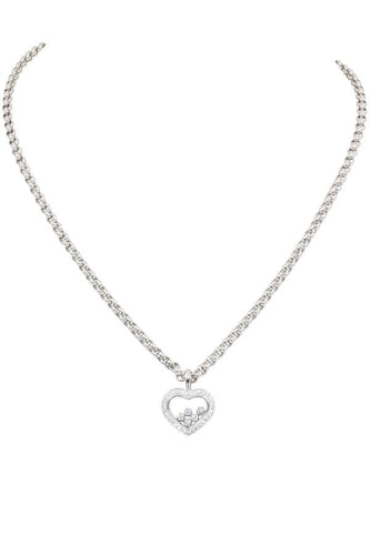 Collier COLLIER CHOPARD "HAPPY DIAMONDS" 58 Facettes 041201