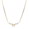 Collier COLLIER 2 ORS DIAMANTS 58 Facettes 064591