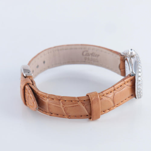 Montre Cartier Montre modèle baignoire diamant 58 Facettes