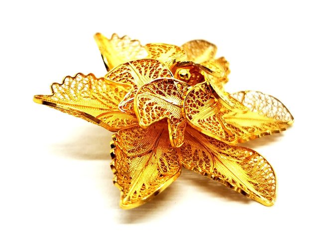 Broche Broche Fleur Or jaune 58 Facettes 1732134CN