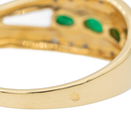 Bague 60 Bague Or jaune Emeraude 58 Facettes 2682323CD