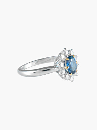 Bague 52 Bague Marguerite Saphir et Diamants 58 Facettes