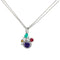 Collier Collier Chaumet "Attrape-moi... si tu m'aimes", or blanc, diamants, pierres de couleurs. 58 Facettes 30683