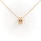 Collier Collier Or rose Diamant 58 Facettes 1680614CN