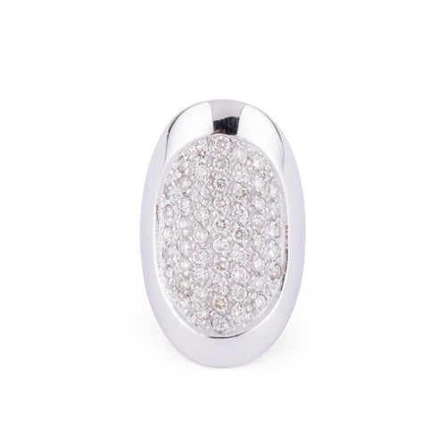 Bague Bague or gris et 53 diamants 58 Facettes