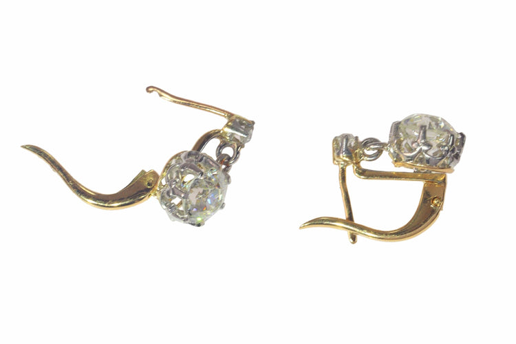 Boucles d'oreilles Boucles d'oreilles diamants Art Déco 58 Facettes 23086-0260