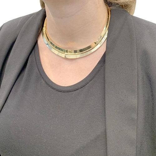 Collier Demi-parure vintage transformable, or rose, platine et diamants. 58 Facettes 33514/33515