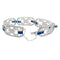 Bracelet Bracelet Art Déco en platine, diamants et saphirs. 58 Facettes 31165