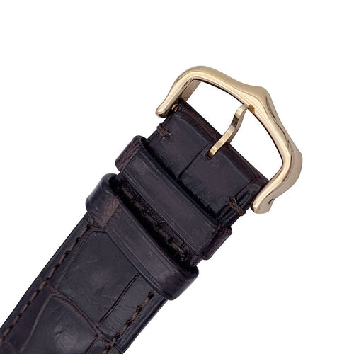 Montre Montre Cartier, "Ronde Louis Cartier", or rose, cuir. 58 Facettes 33436